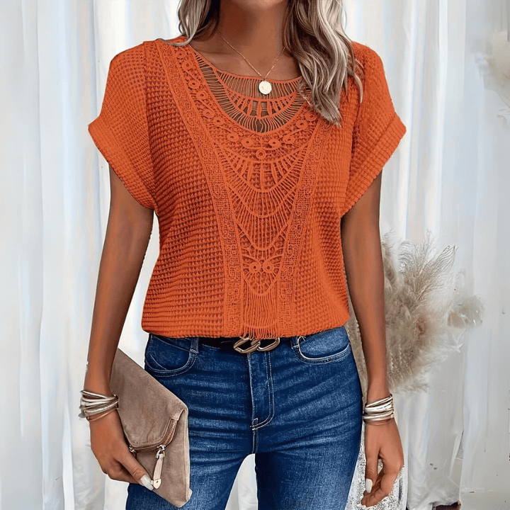 Karin | Blouse élégante en dentelle