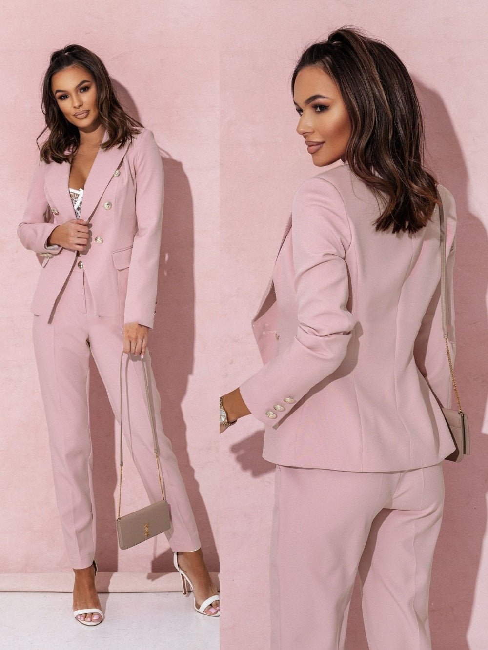 Elvire | Costume intero elegante con scollo incrociato