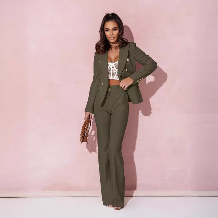 Elvire | Costume intero elegante con scollo incrociato