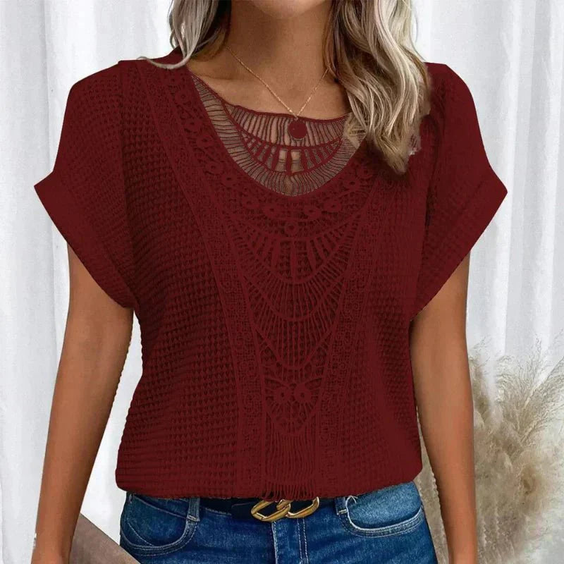 Karin | Blouse élégante en dentelle