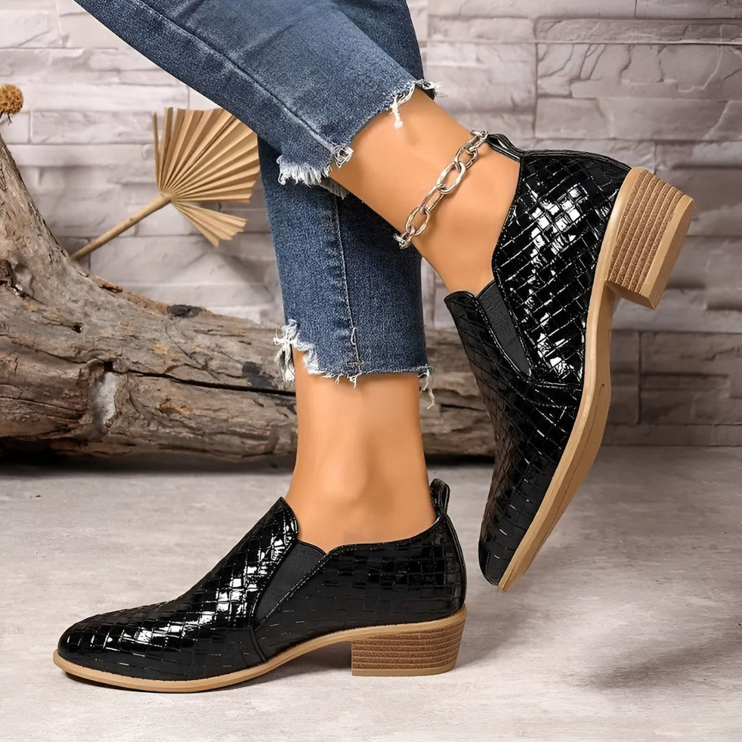 Alexia | Scarpe Oxford Ortopediche in Pelle Elegante