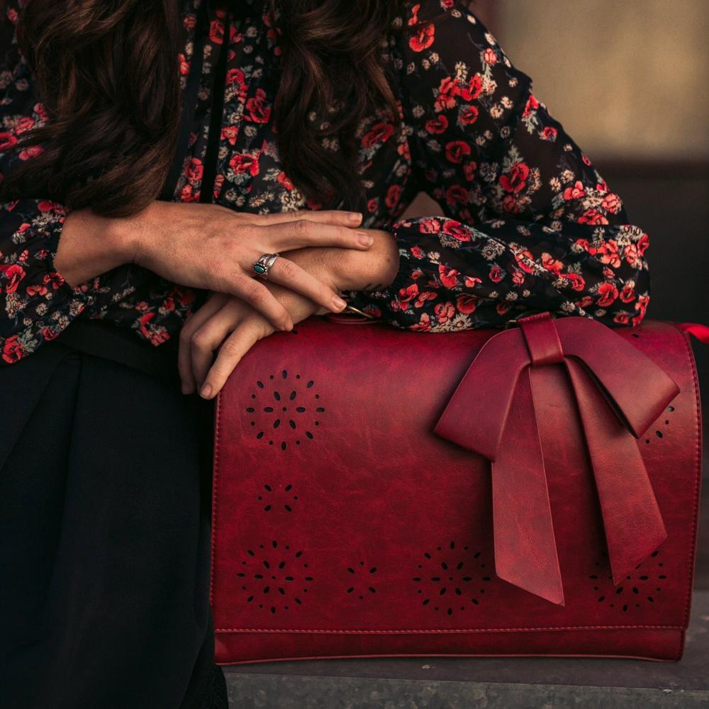 Bernadette | borsa elegante con fiocco