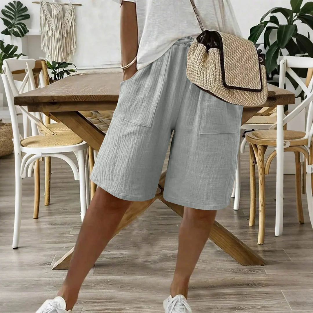 Sienna | Pantaloncini in cotone e lino