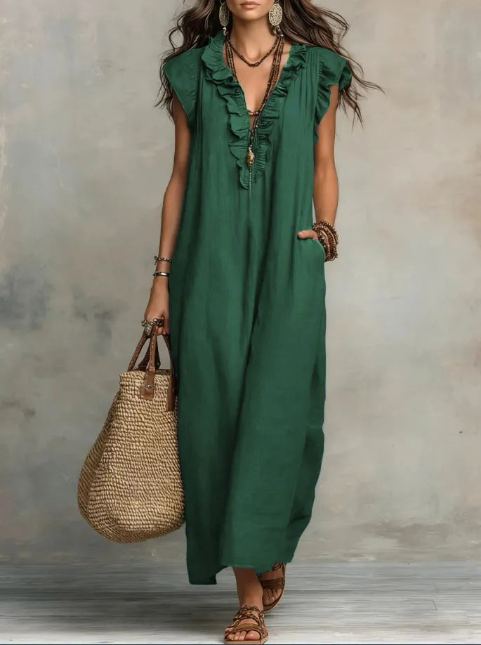 Eletta | Maxi Dress with Ruffles