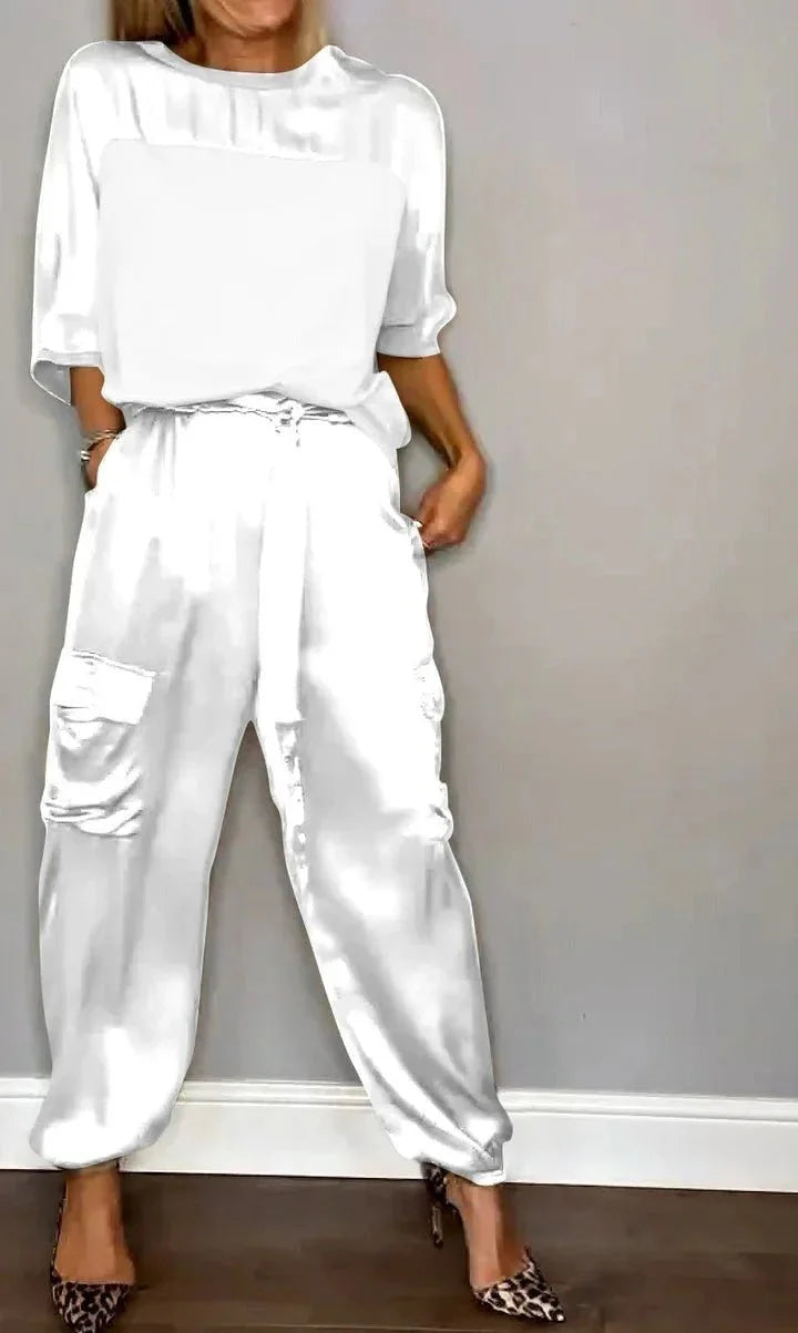 Evelina | casual satinato elegante
