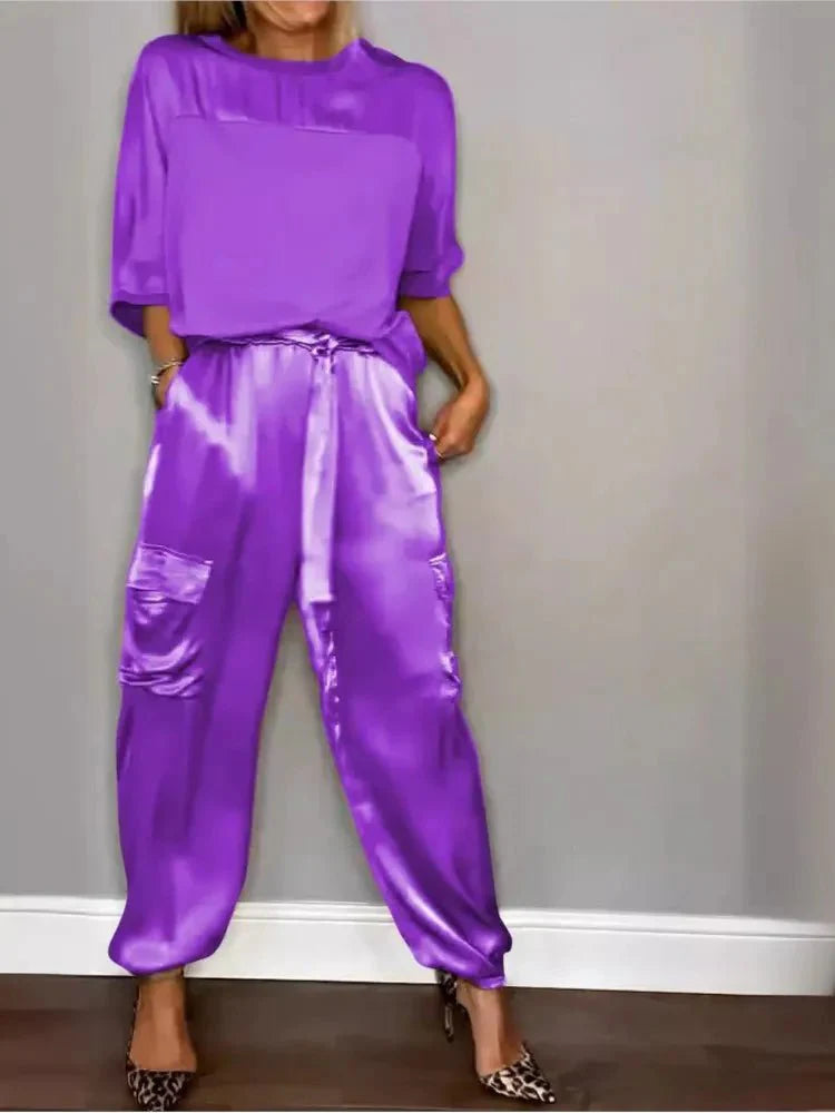 Evelina | casual satinato elegante