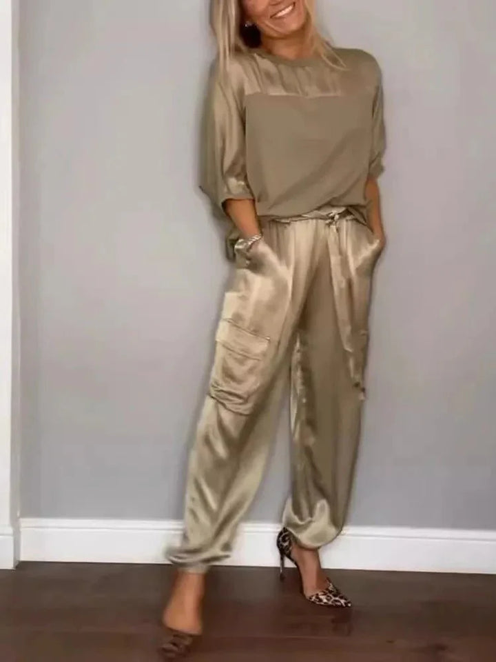 Evelina | casual satinato elegante
