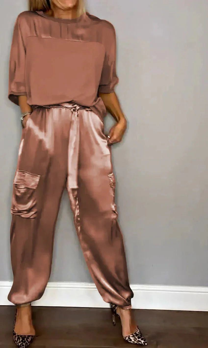 Evelina | casual satinato elegante