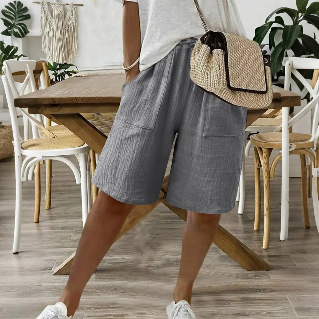 Sienna | Pantaloncini in cotone e lino