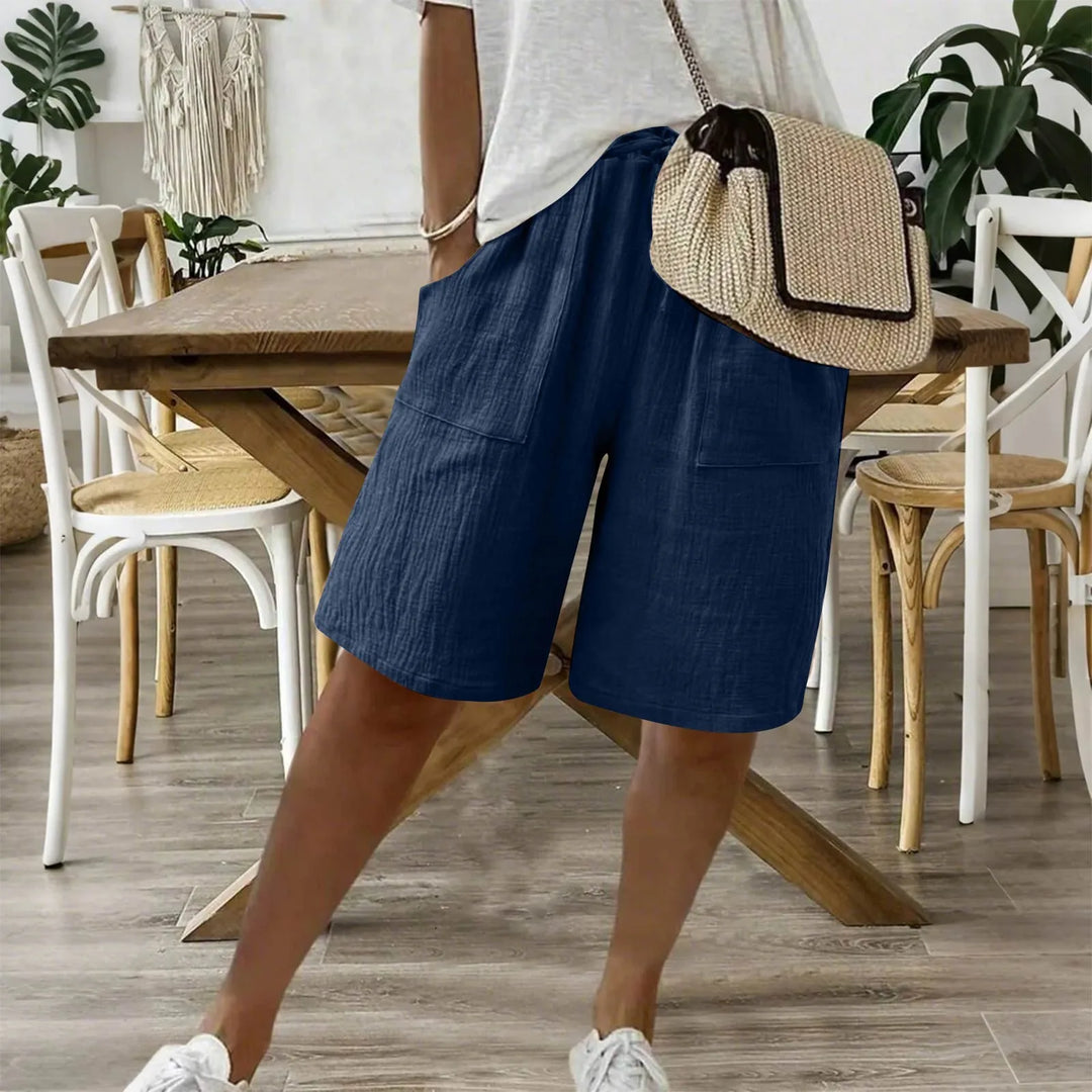 Sienna | Pantaloncini in cotone e lino