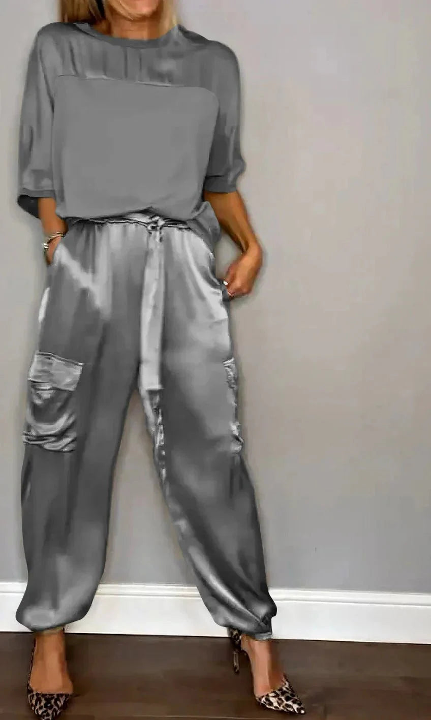 Evelina | casual satinato elegante