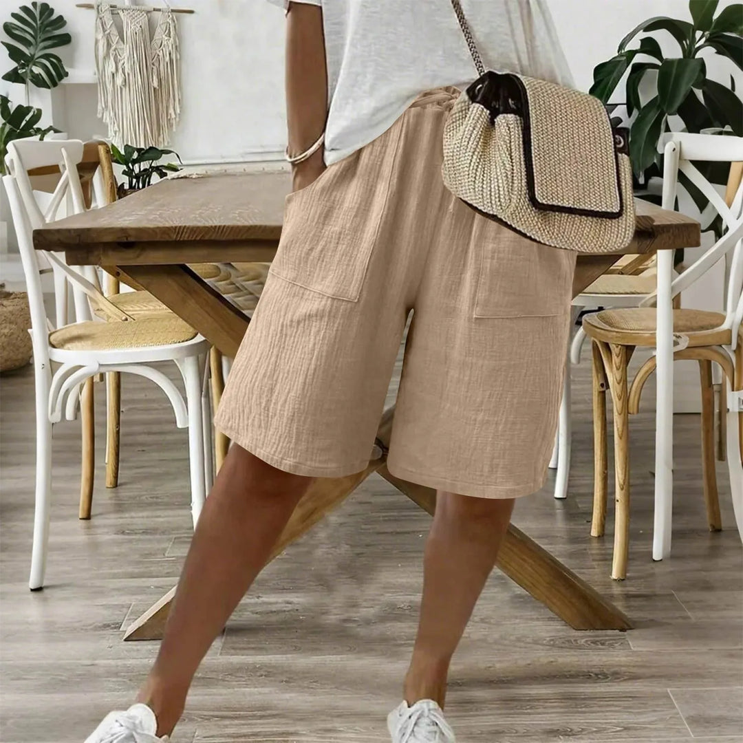 Sienna | Pantaloncini in cotone e lino