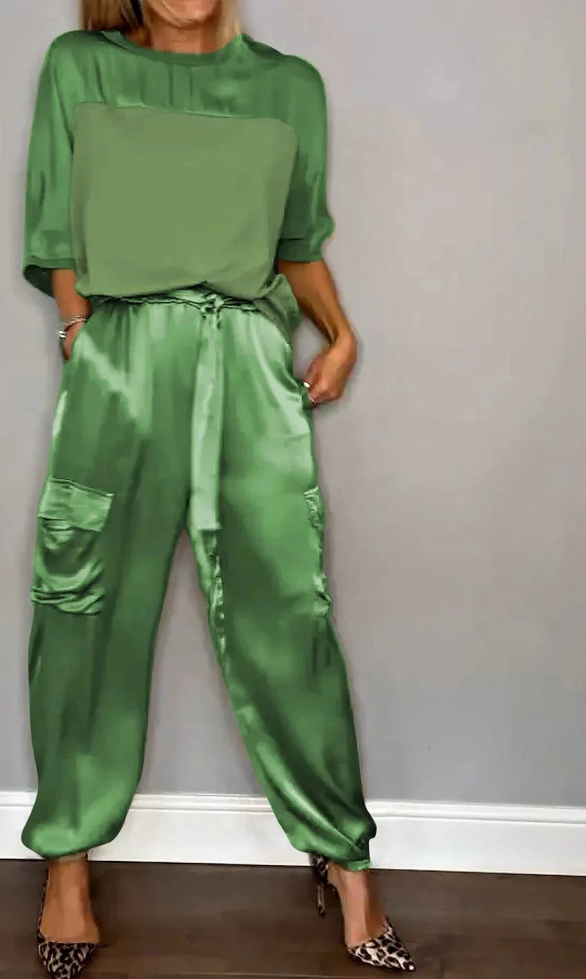 Evelina | casual satinato elegante
