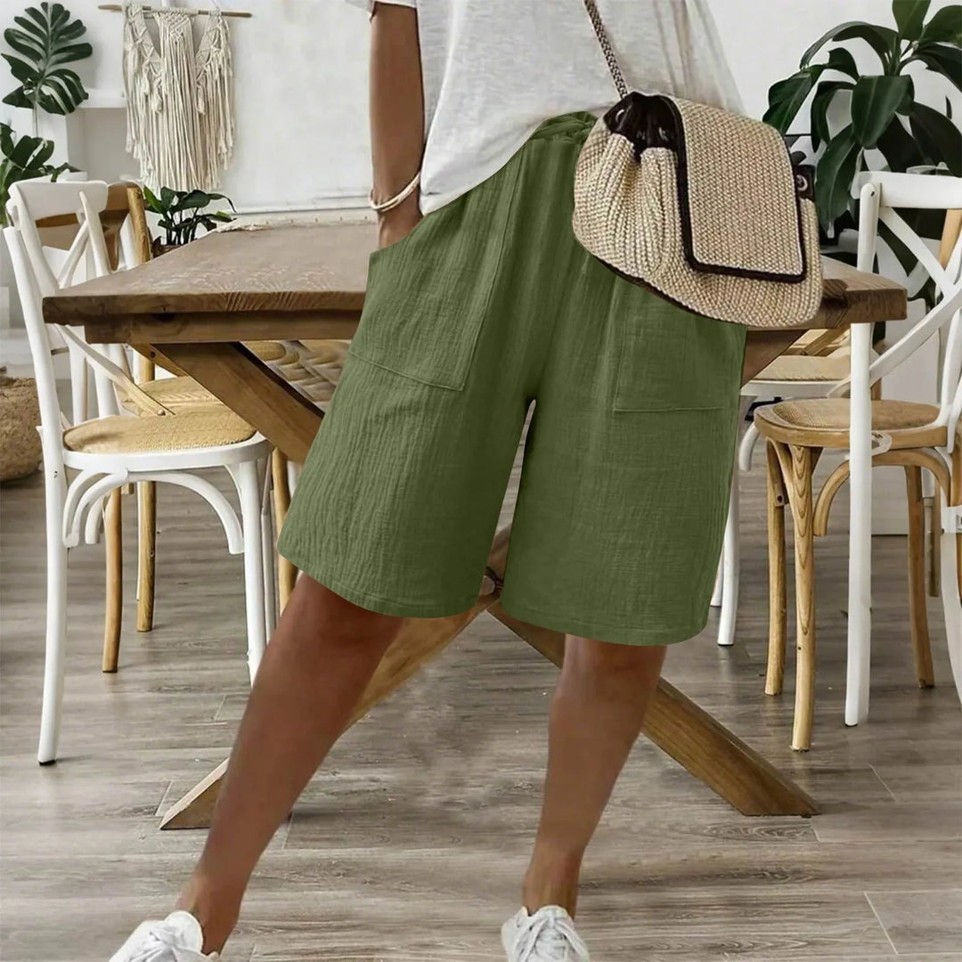 Sienna | Pantaloncini in cotone e lino