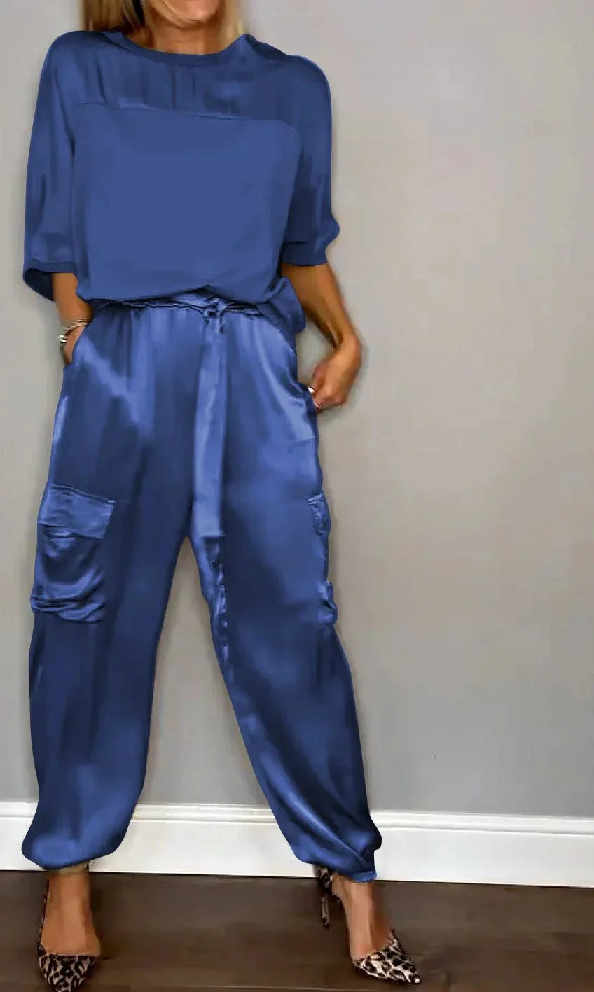 Evelina | casual satinato elegante