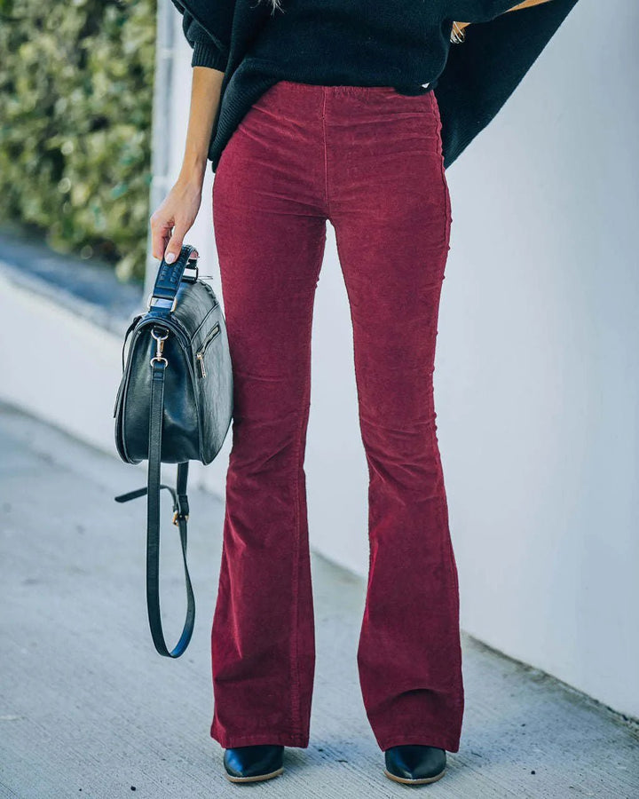 Freesia | Trendy flared trousers