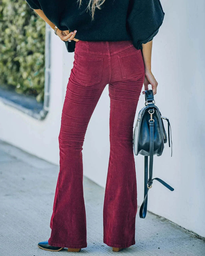 Freesia | Trendy flared trousers