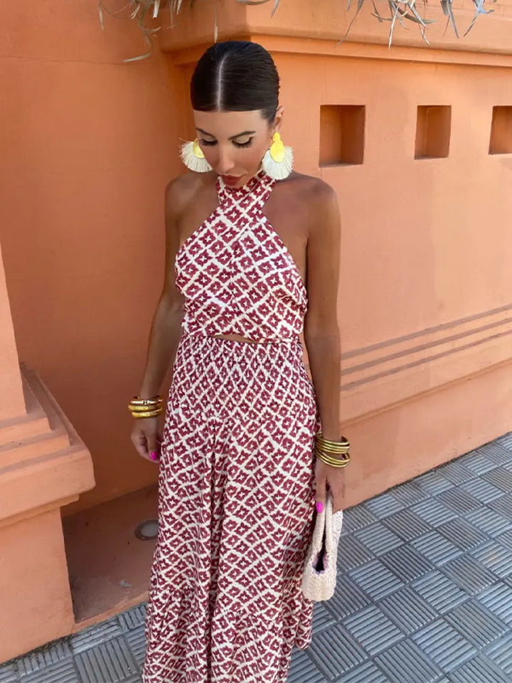 Mickay | Elegant midi dress with drapes and shoulder straps
