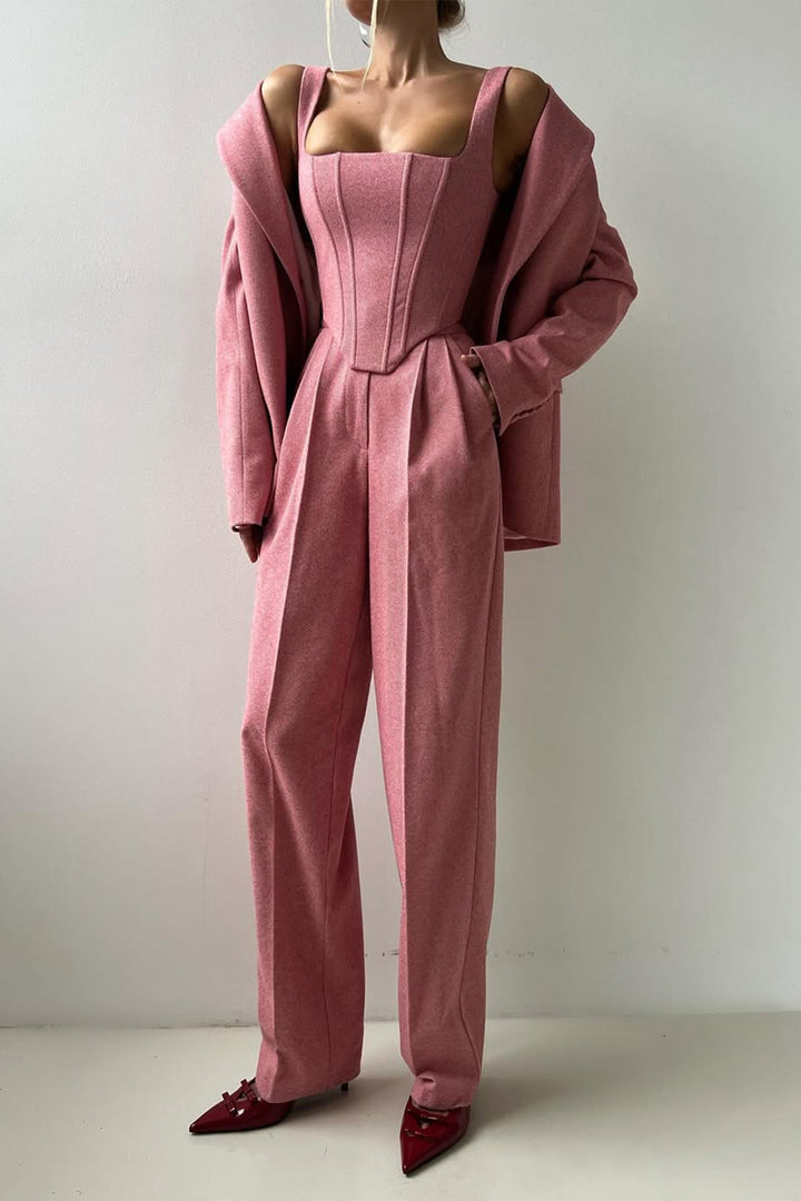 Dolce – Complete Three-Piece Suit with Double-Breasted Blazer