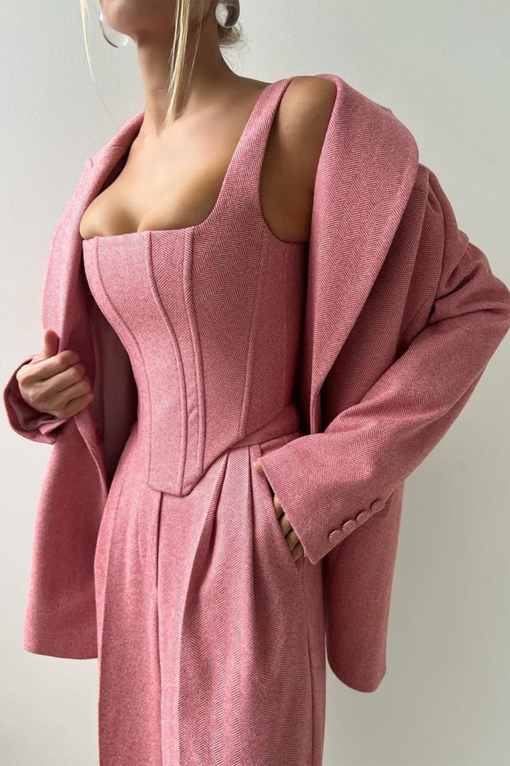 Dolce – Complete Three-Piece Suit with Double-Breasted Blazer