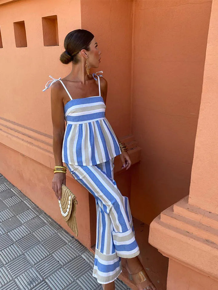 Hanne | Printed summer trousers