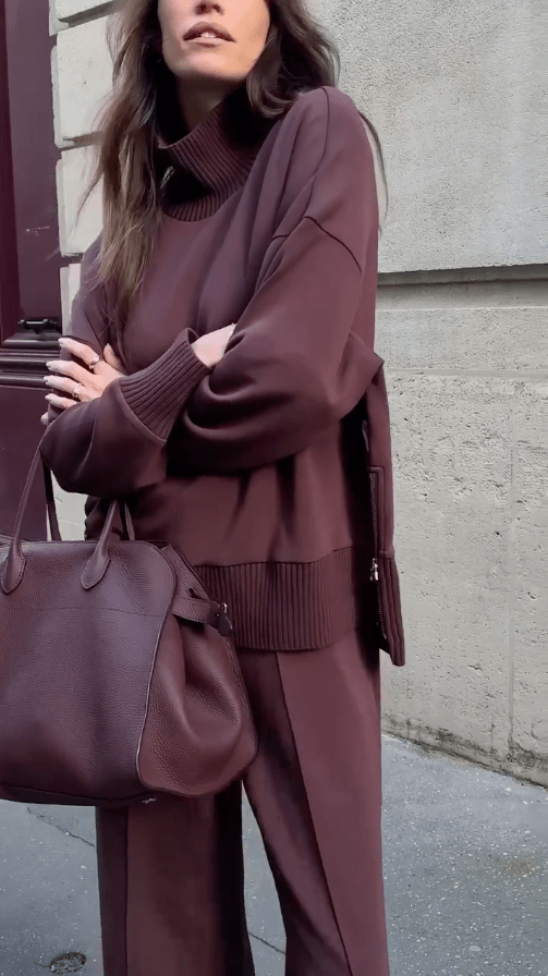 Valentina – Cozy Knit Sweater and Trousers Set