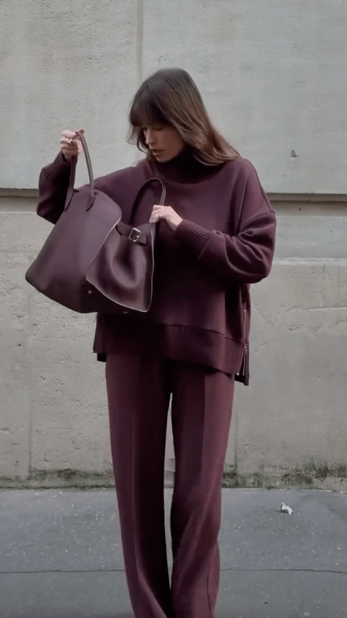 Valentina – Cozy Knit Sweater and Trousers Set