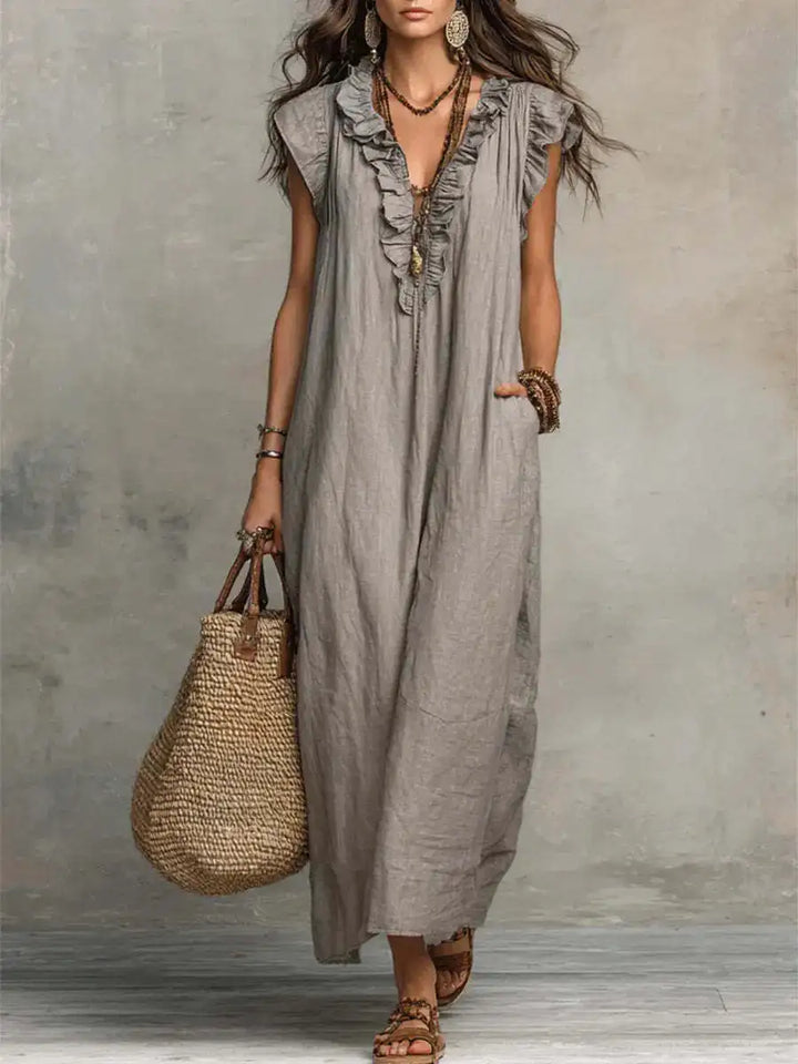 Eletta | Maxi Dress with Ruffles