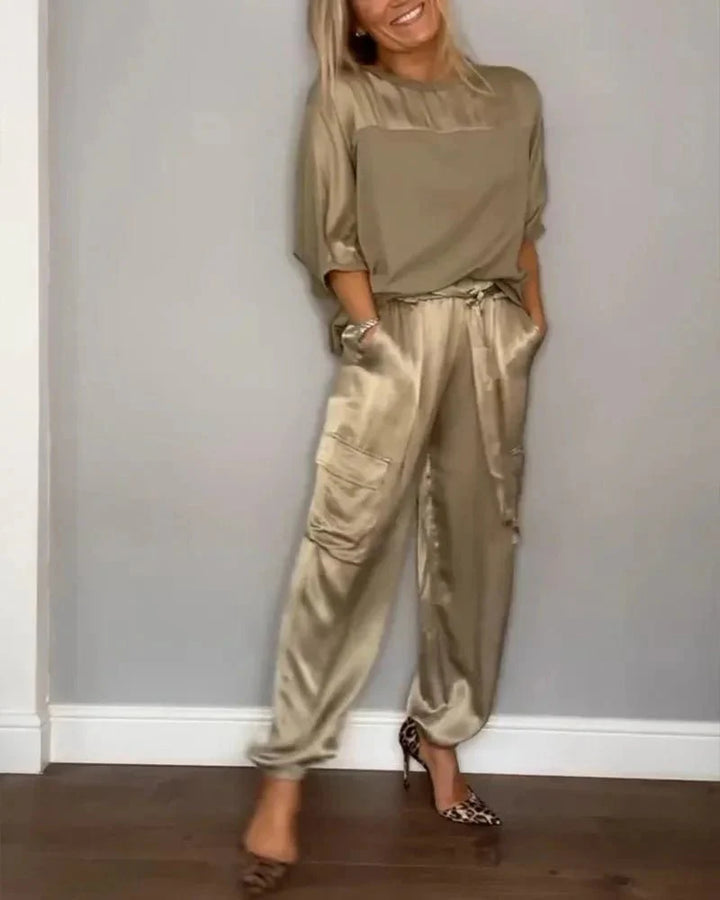 Evelina | casual satinato elegante