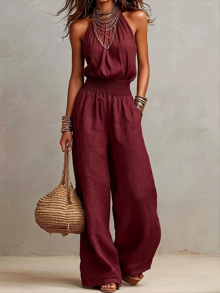 Valeria | Tuta Elegante con Scollo all'Americana