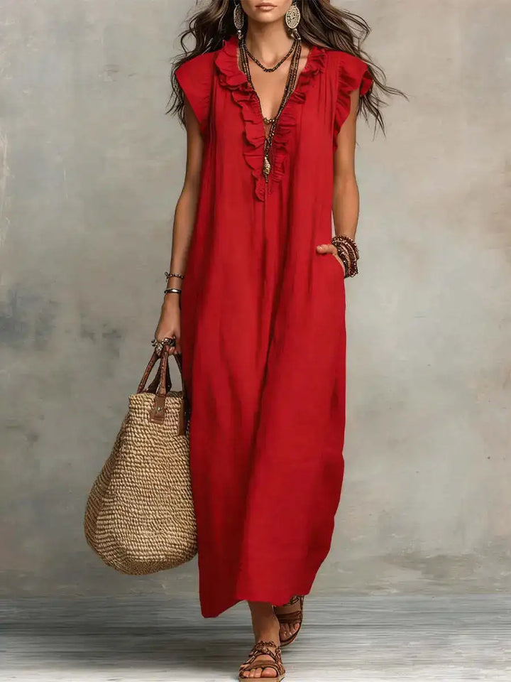 Eletta | Maxi Dress with Ruffles