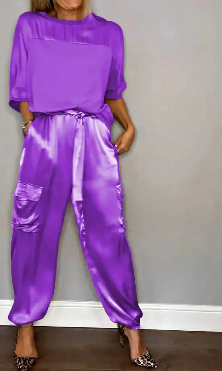 Evelina | casual satinato elegante