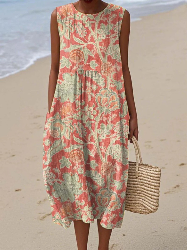 Beth | Abito midi floreale