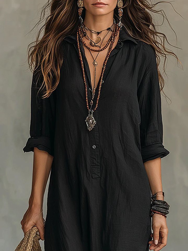 Alessia | Elegant shirt dress
