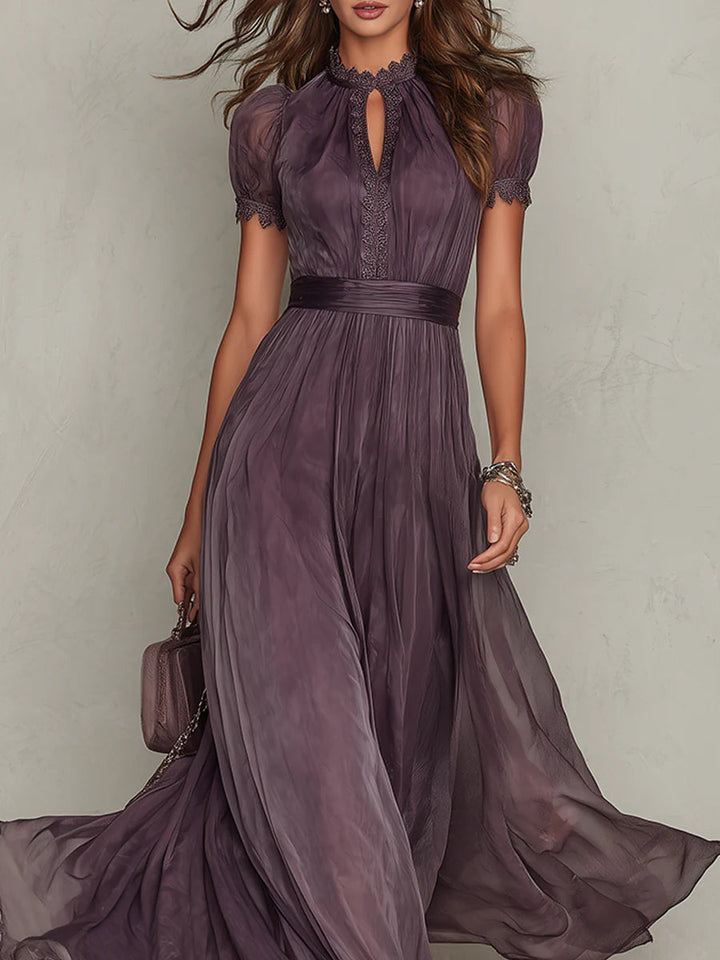 Ashley | Abito lungo vintage in chiffon