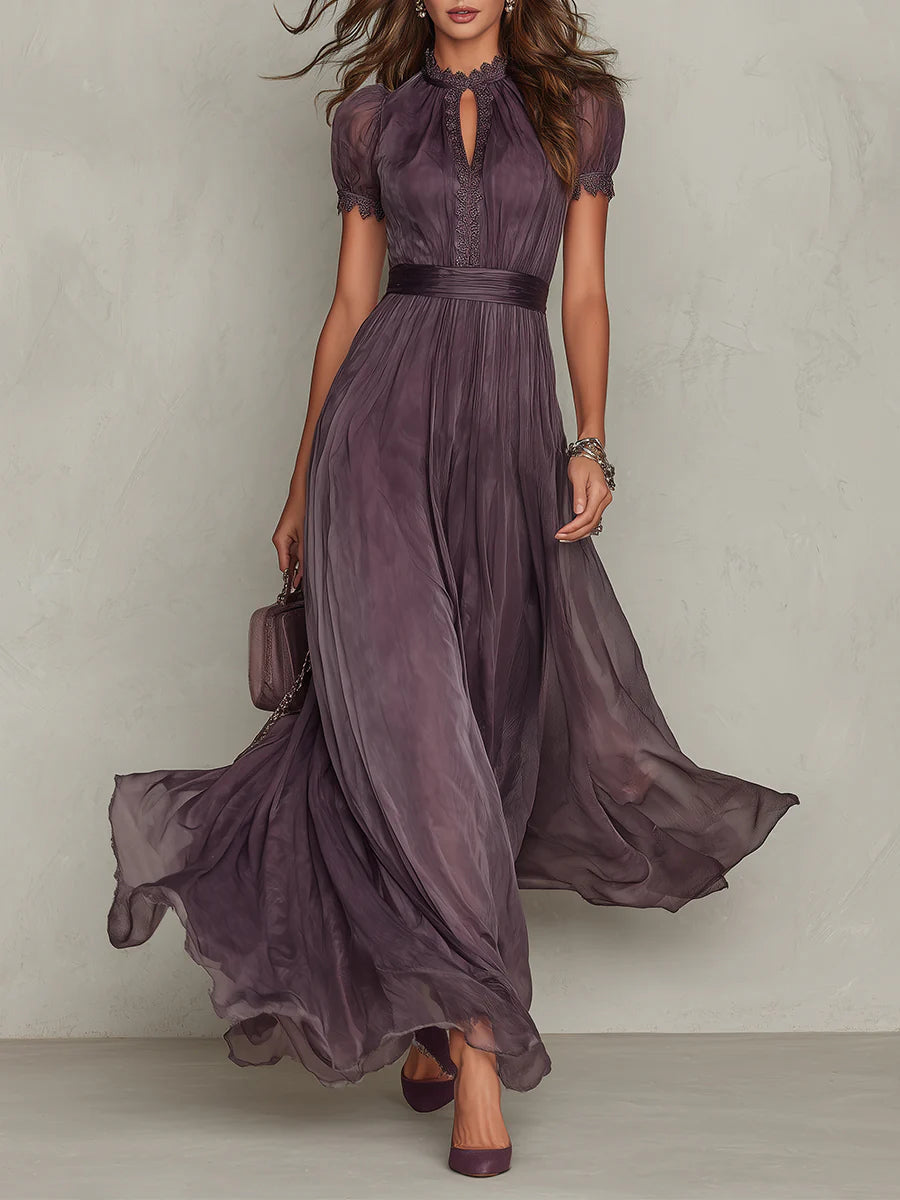 Ashley | Abito lungo vintage in chiffon