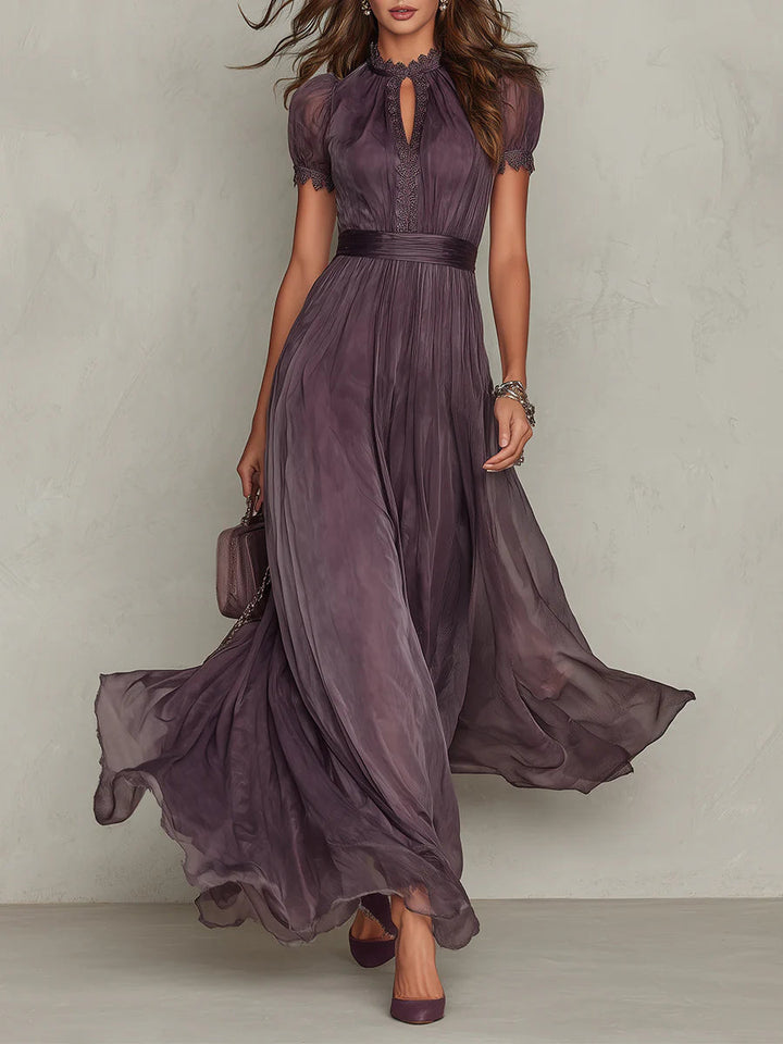 Ashley | Abito lungo vintage in chiffon