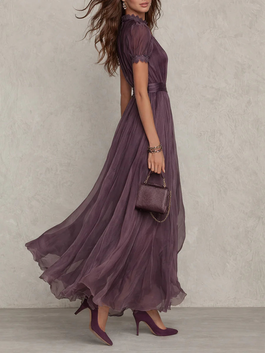 Ashley | Abito lungo vintage in chiffon