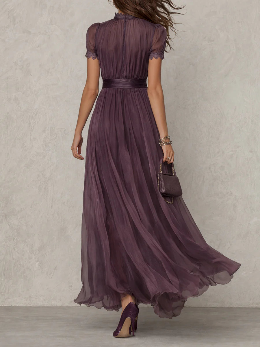 Ashley | Abito lungo vintage in chiffon