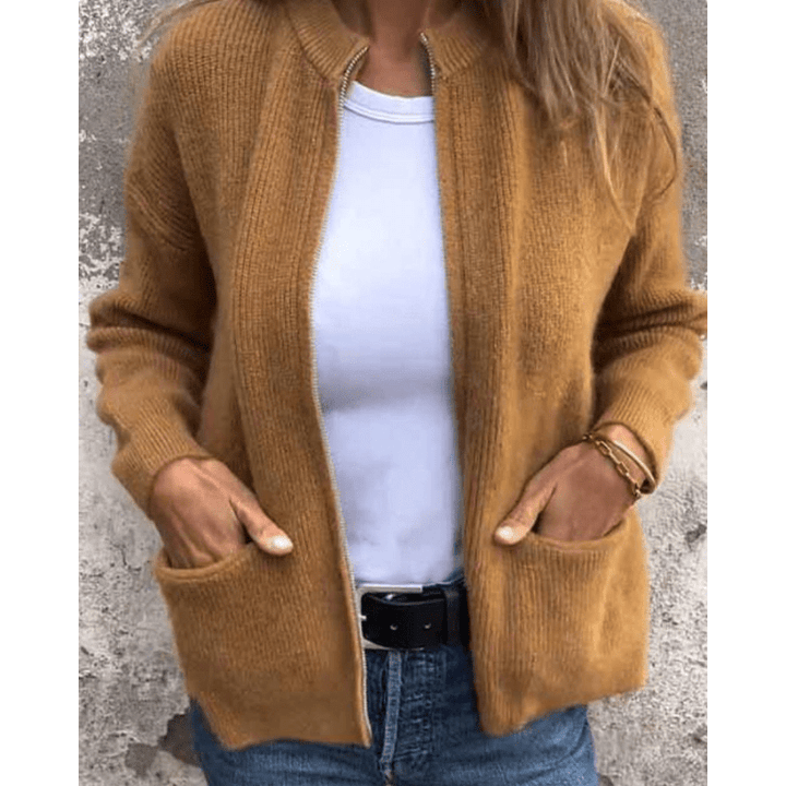 Almira | Casual Cardigan with Side Pockets