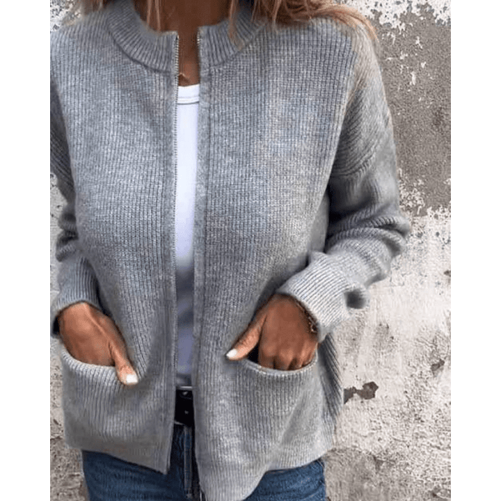 Almira | Casual Cardigan with Side Pockets