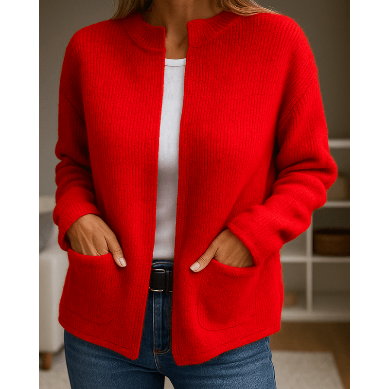 Almira | Casual Cardigan with Side Pockets