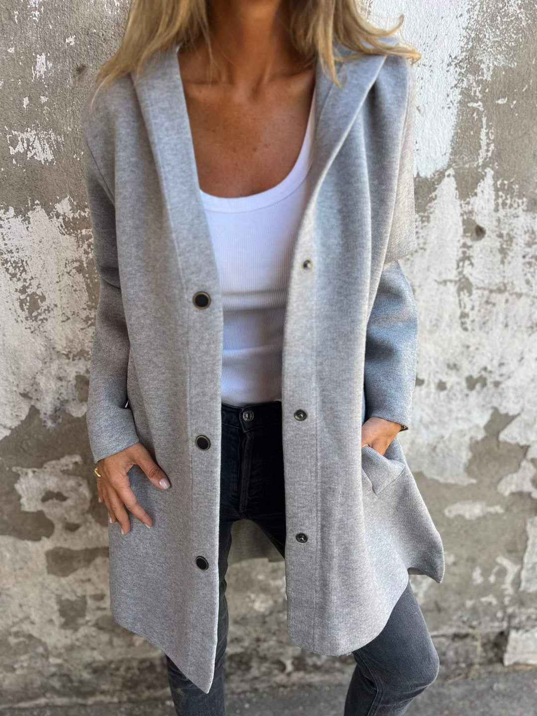 Appolinia | Casual hooded cardigan