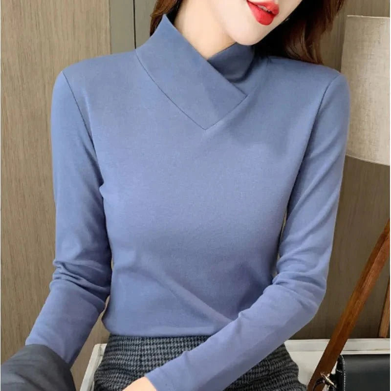 Liora | T-shirt a collo alto chic