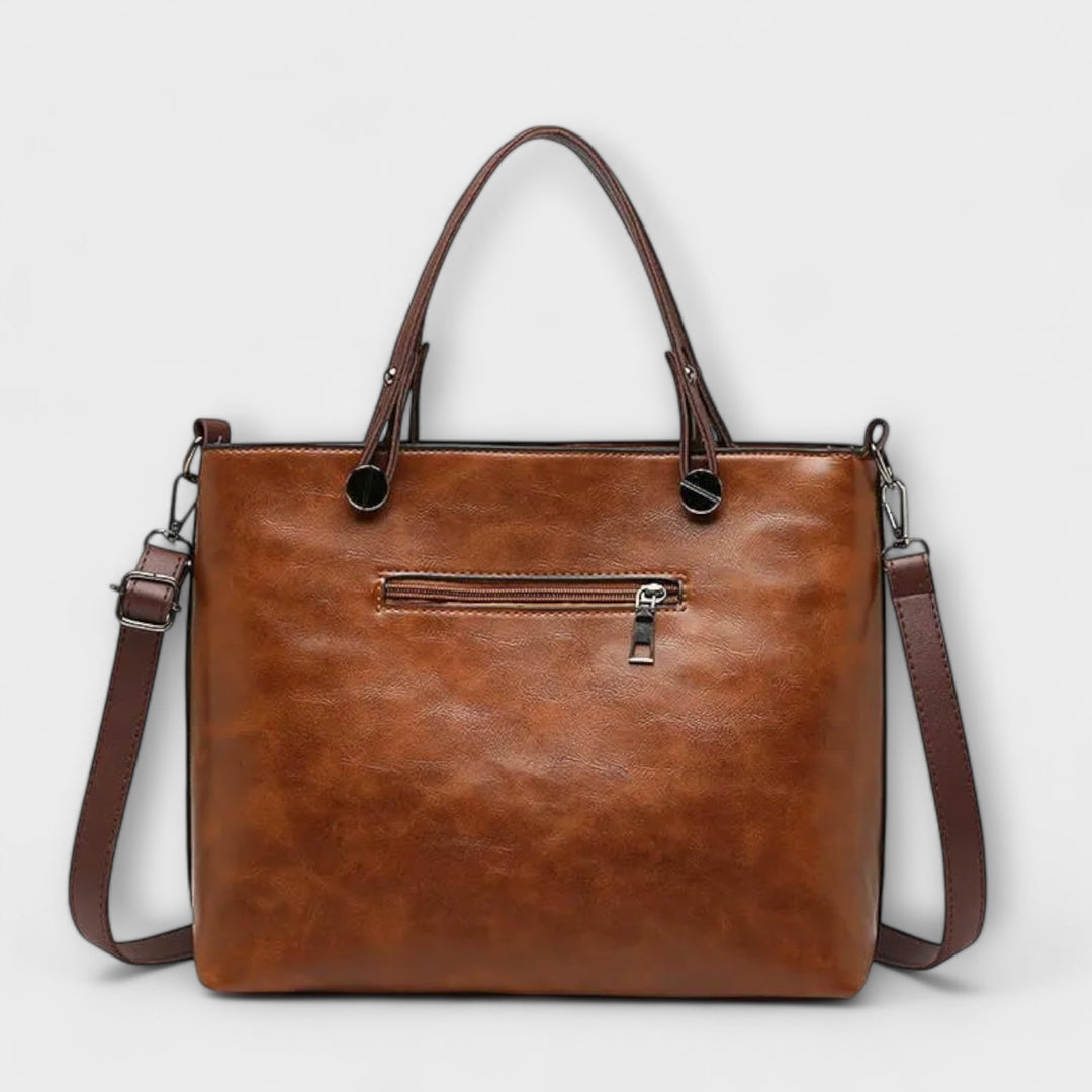 Serenya | elegant and spacious leather bag