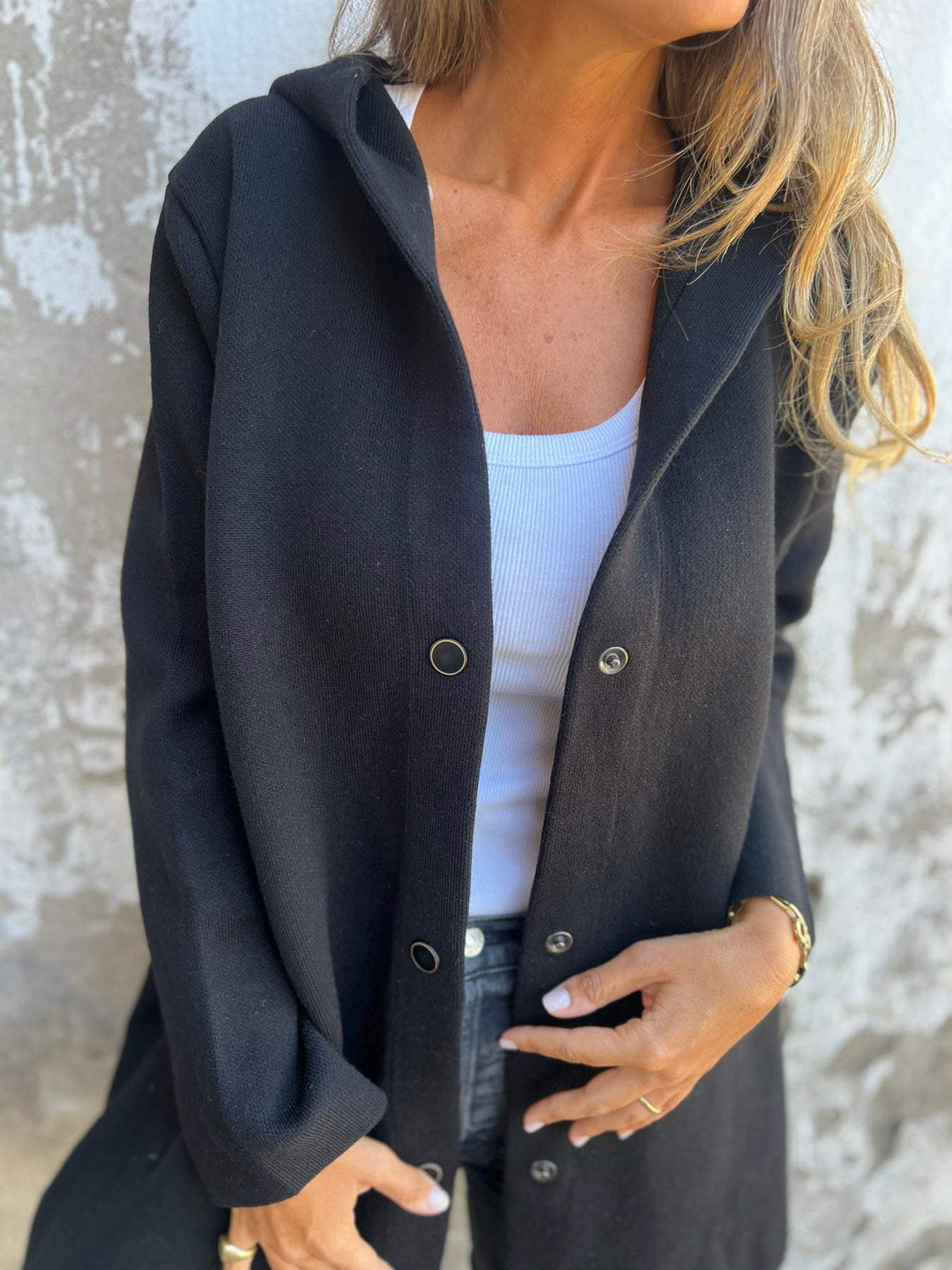 Appolinia | Casual hooded cardigan