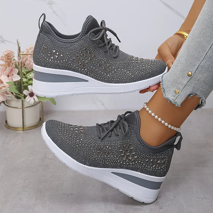 Isabelle | Scarpe ortopediche decorate con strass