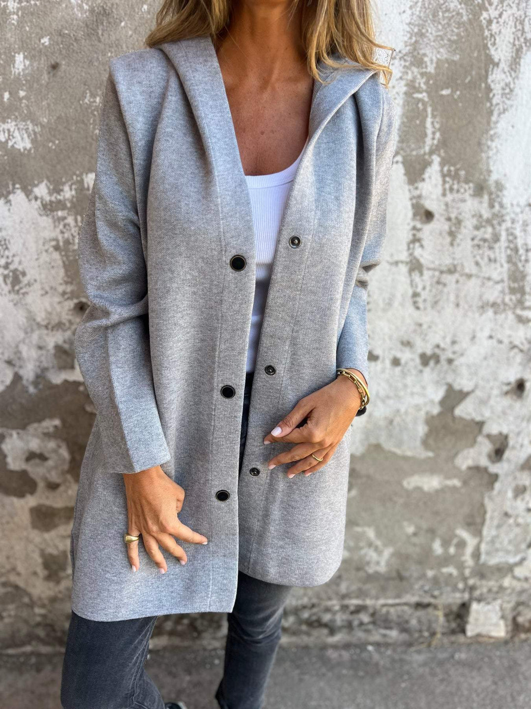 Appolinia | Casual hooded cardigan