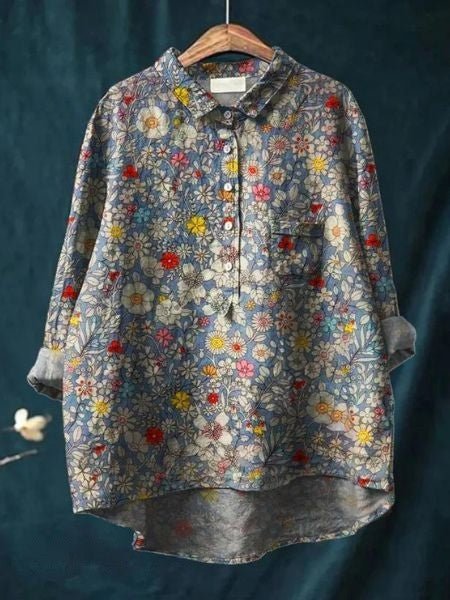 Lila | Blusa Floreale Elegante