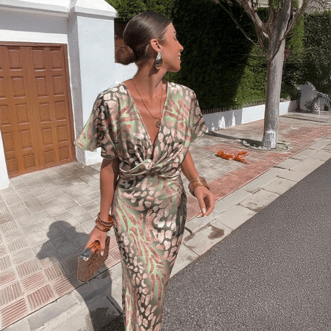 Genoa | Elegant dress with draping